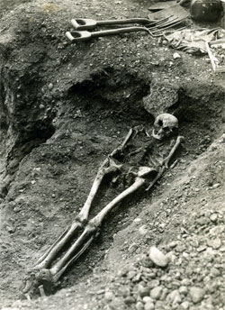 Skeleton from grave 15 at Chadlington
