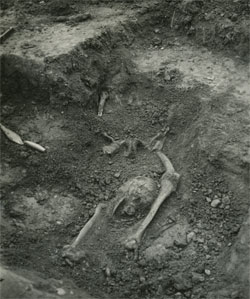Skeleton from grave 9 at Chadlington