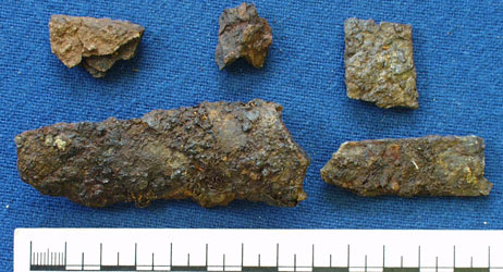 Shield grip fragments